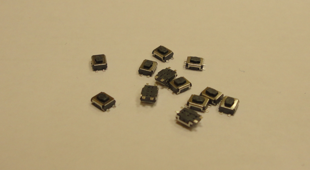 4-PIN TACTILE PUSH BUTTON SWITCH 3x3.5x2 mm (10 PIECES)