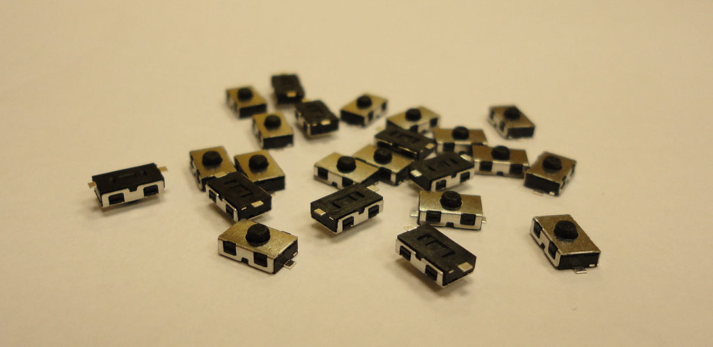 2-PIN TACTILE PUSH BUTTON SWITCH 6x4x3.5 mm (10 PIECES)