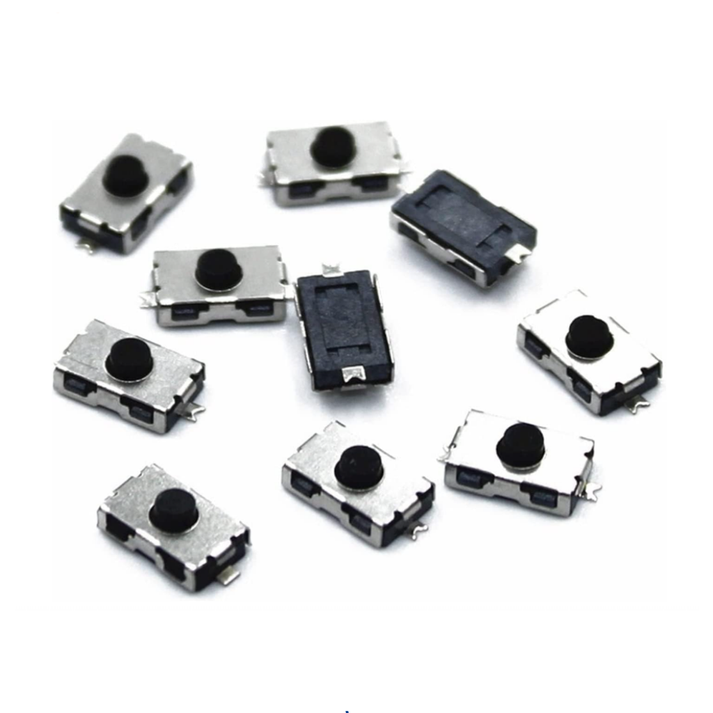 2-PIN TACTILE PUSH BUTTON SWITCH 6x4x3.5 mm (10 PIECES)