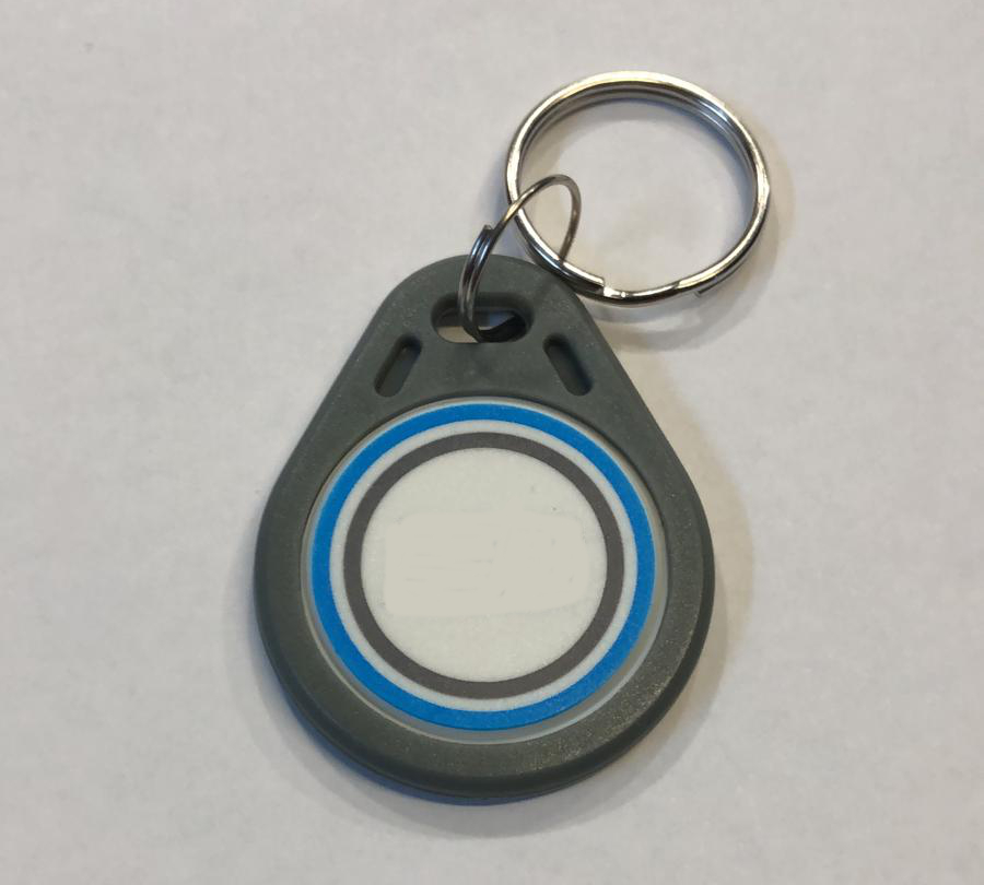 125 KHZ PROXIMITY KEY FOR RFIDM (NON-REWRITABLE) COMPATIBLE ONLY WITH DUPLIKEY DEVICE - GRAY