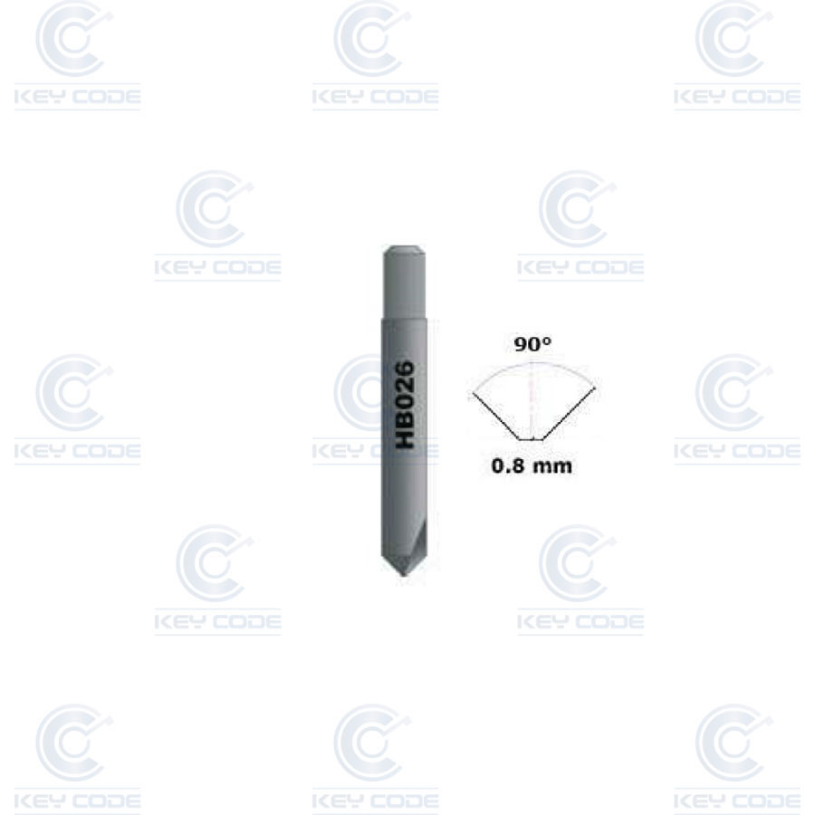 FRESA KEYLINE HSS HB026 D6 82° P.0,8 RIC01783B