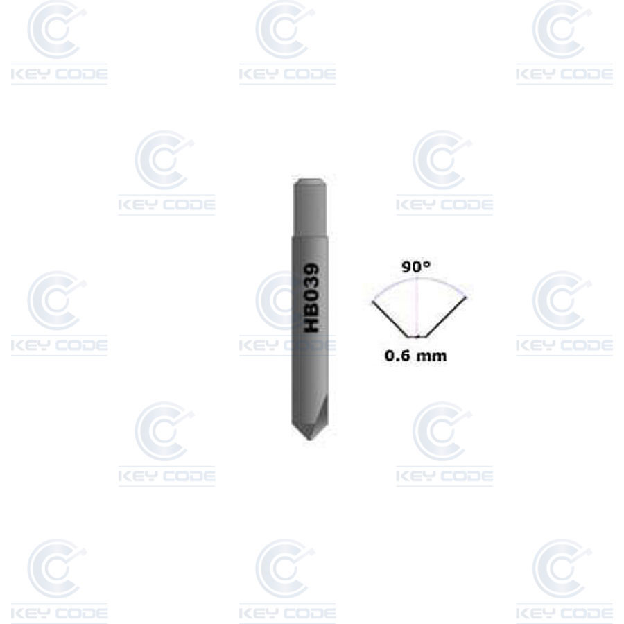 FRESA KEYLINE HSS HB039 D6 90° P.0,6 RIC01785B