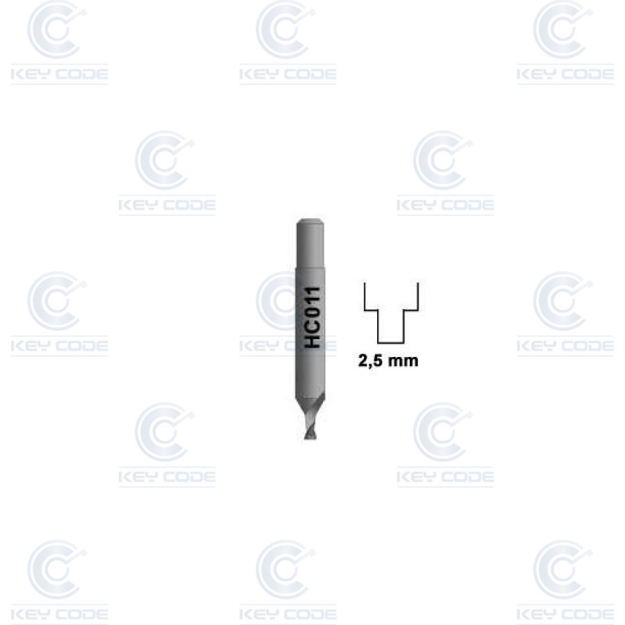 FRESA KEYLINE CUTTER 2 EL. CUTS HSS HC011 D.2,5MM RIC01810B