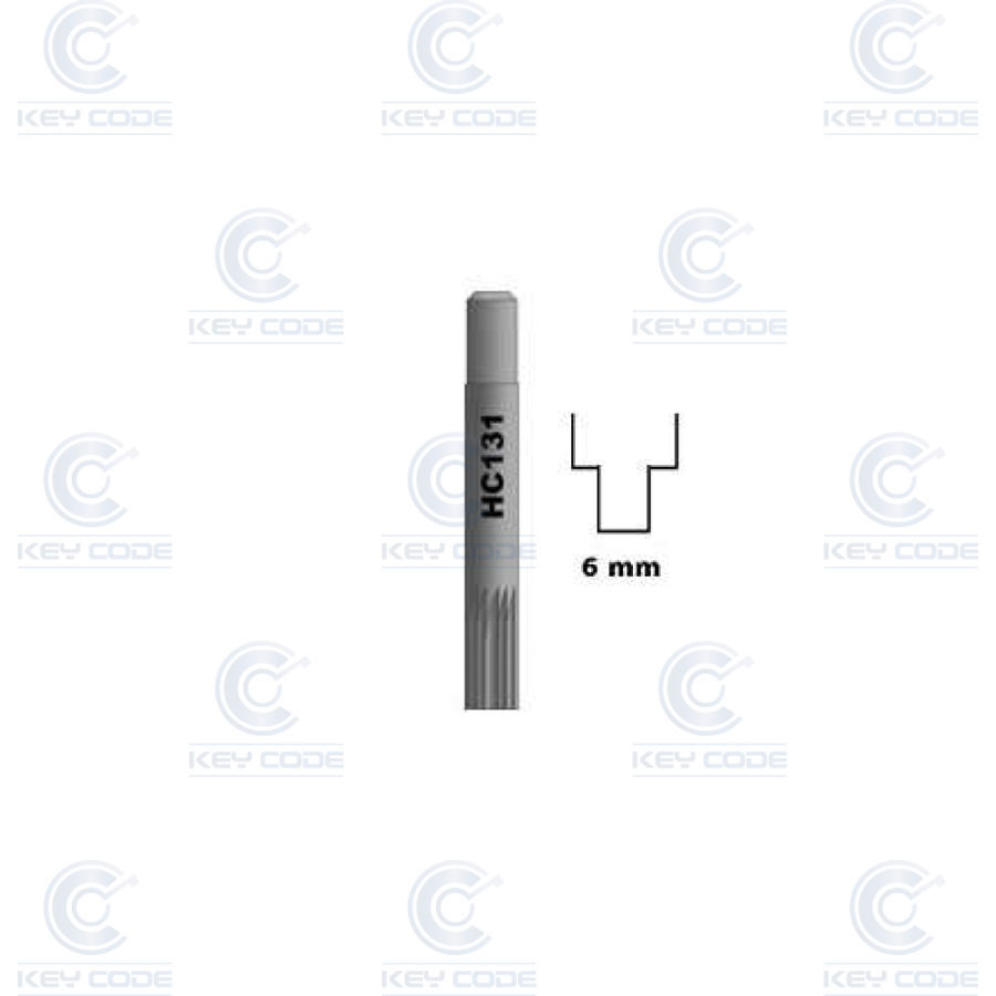 FRESA KEYLINE HSS  HC131 12 CUTS D.6MM RIC01818B