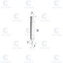 FRAISE KEYLINE V024 POUR KEYLINE VERSA, NINJA VORTEX RIC06116B