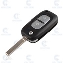 MANDO RNLT CLIO III/TWINGO/KANGOO/MODUS/ PLEGABLE 2 BOTONES VA2 (7701210033) PCF7961 433 Mhz ASK ORIGINAL 