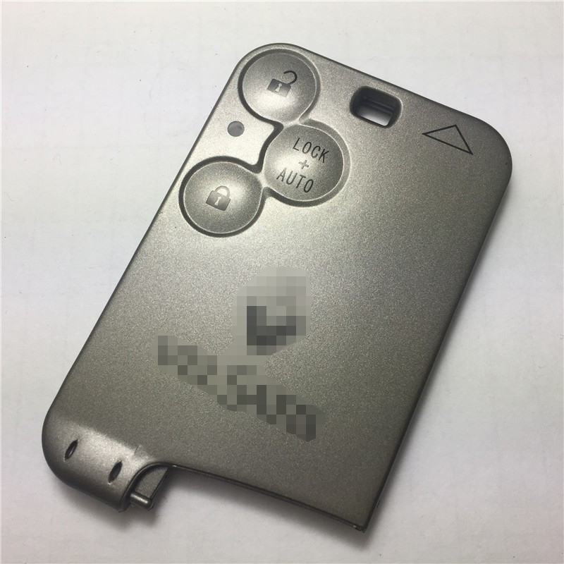 RENAULT VEL SATIS 3-BUTTON HANDS-FREE SMART CARD (285976360R) WITH AUTO LOCK PCF7947 ID46 ORIGINAL 433 MHz