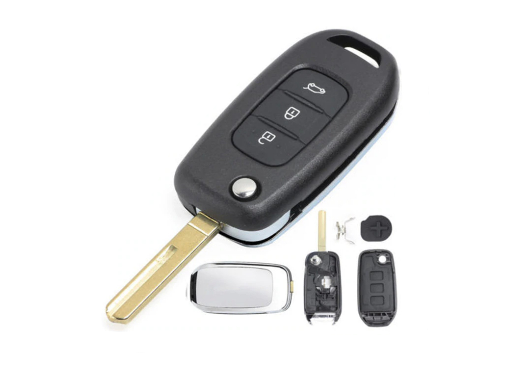 CARCASA PLEGABLE DE 3 BOTONES RENAULT HYN18