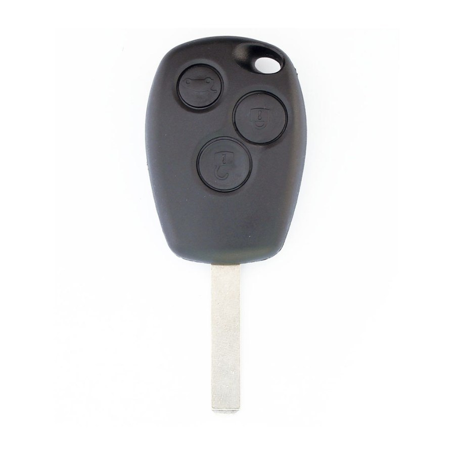 COQUE TELECOMMANDE RNLT CLIO III 3 BOUTONS CLE A VAGUE