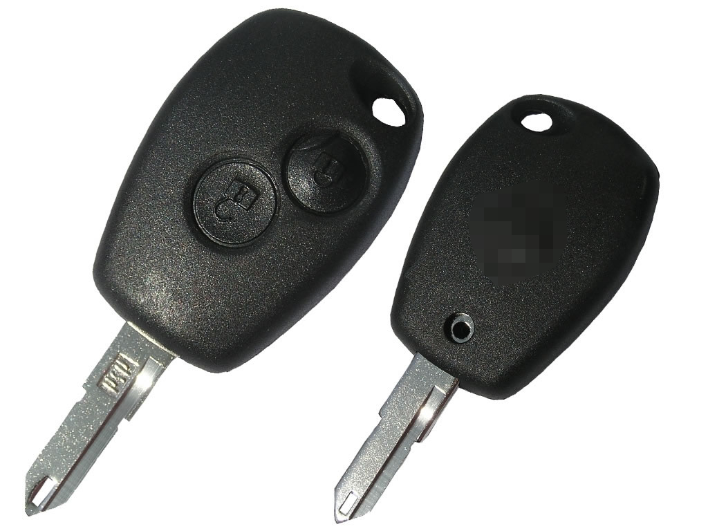 CARCASA MANDO RNLT KANGOO III FIJO 2 BOTONES NEIMAN (PILA EN CARCASA)