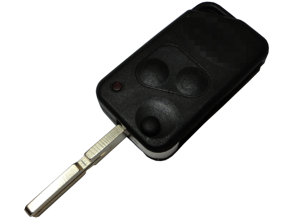 CARCASA MANDO LAND ROVER PLEGABLE 2 BOTONES HU58  