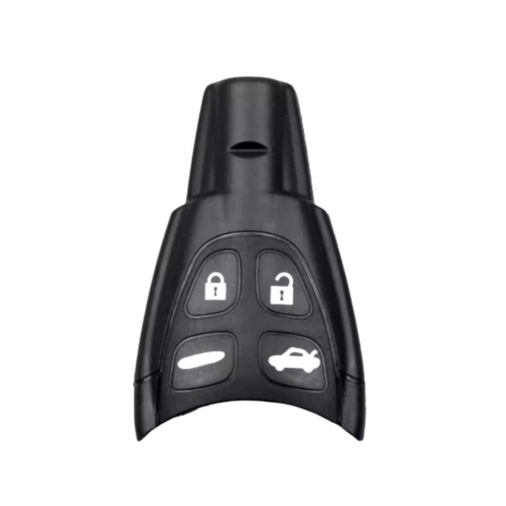 CARCASA MANDO KEYLESS SAAB 9. 4 BOTONES SIN SOPORTE DE PILA 
