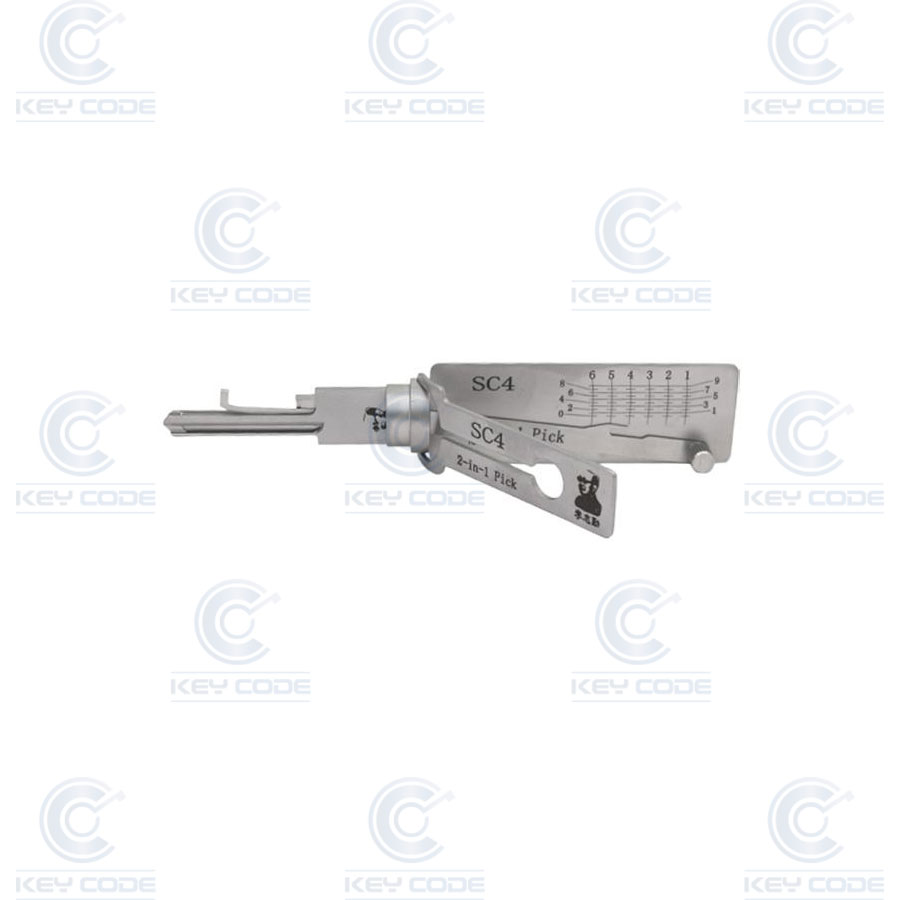 GANZUA LISHI 2 EN 1 SC4  6 PINS / ANTIREFLEJO