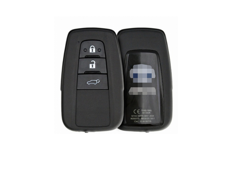 MANDO KEYLESS DE 3 BOTONES DE TOYOTA RAV4 2019-2020 (8990H42190, 899042200) DST-AES RF430 HITAG 128 BITS PAGE 1 AA - ORIGINAL