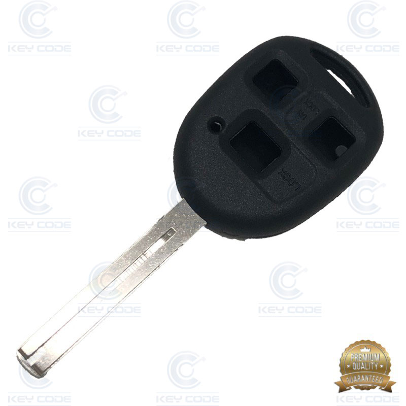 TOYOTA TOY40 3 BUTTON REMOTE SHELL DURASHELL - PREMIUM QUALITY
