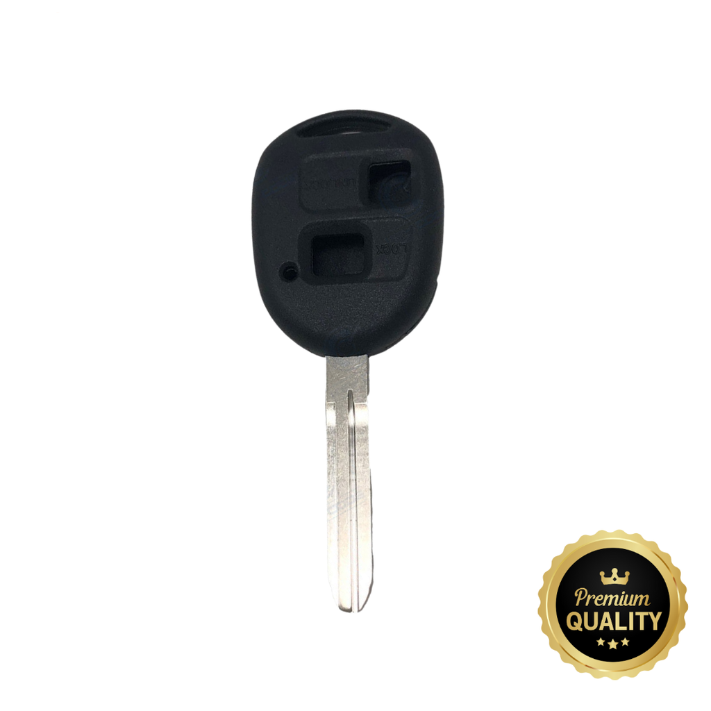 CARCASA MANDO TOYOTA 2 BOTONES (TOY43/TOYO-15) DURASHELL - CALIDAD PREMIUM