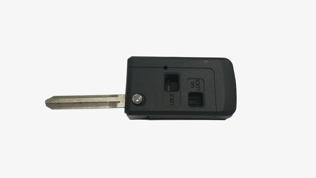 CAPA DE CONTROLE REMOTO CONVERTÍVEL EM PLEGÁVEL DE 2 BOTÕES PARA TOYOTA - TOY43