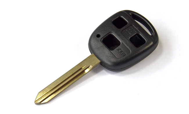 CARCASA MANDO TOYOTA TOY47 3 BOTONES 