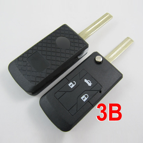 COQUE TELECOMMANDE TOYOTA CONVERTIBLE 3 BOUTONS (TOY48)