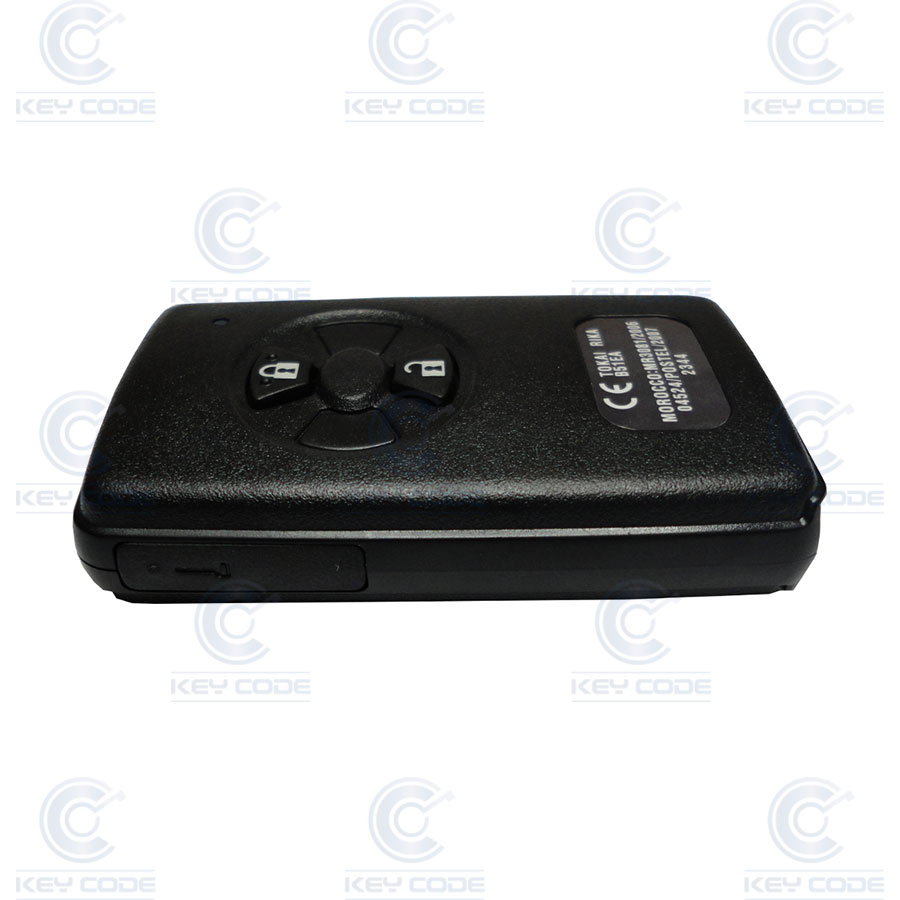 TELECOMMANDE ORIGINALE AVEC 2 BOUTONS POUR TOYOTA AURIS-YARIS (8990402080) ID60
