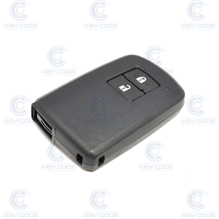 TELECOMMANDE ORIGINALE AVEC 2 BOUTONS POUR TOYOTA AURIS (2012-2015), YARIS (2012-2017) (899040D130, 8990442130) ID74 H