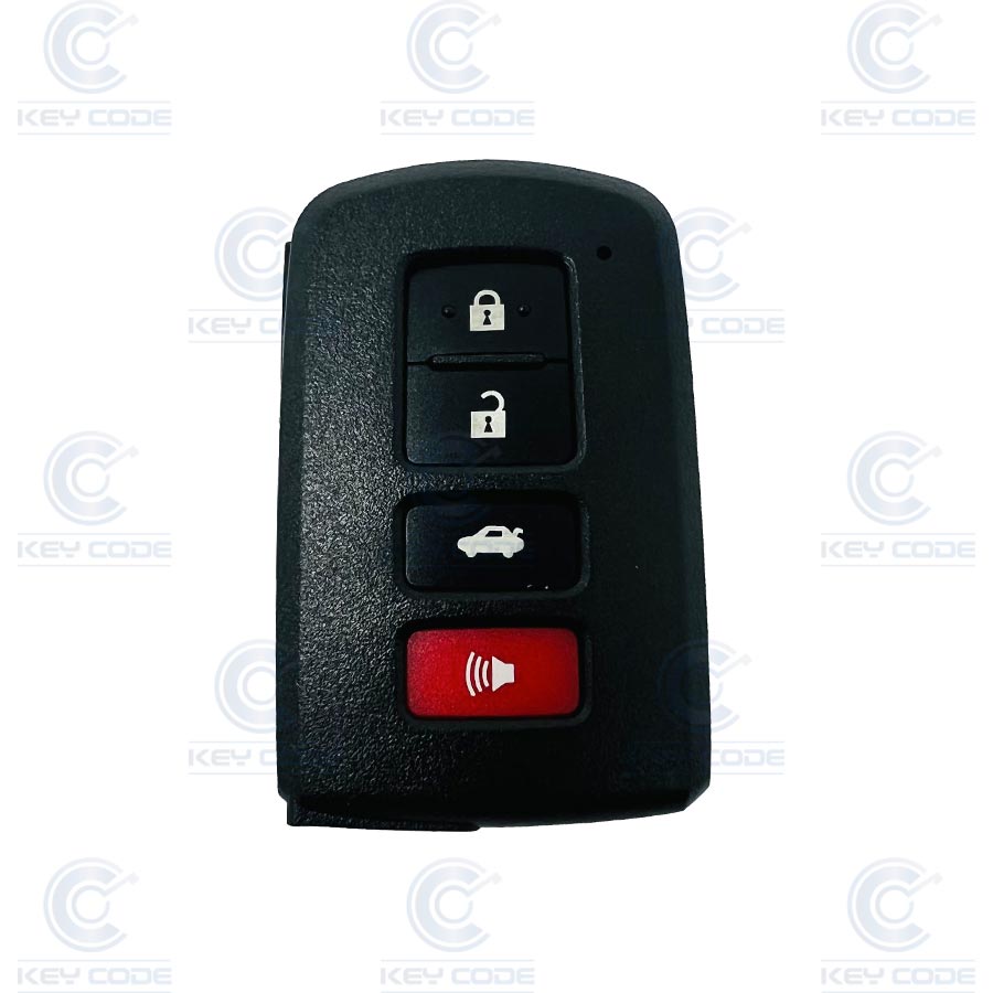 CARCAÇA DE CONTROLE REMOTO TOYOTA 4 BOTÕES - BOTÃO DE PÂNICO