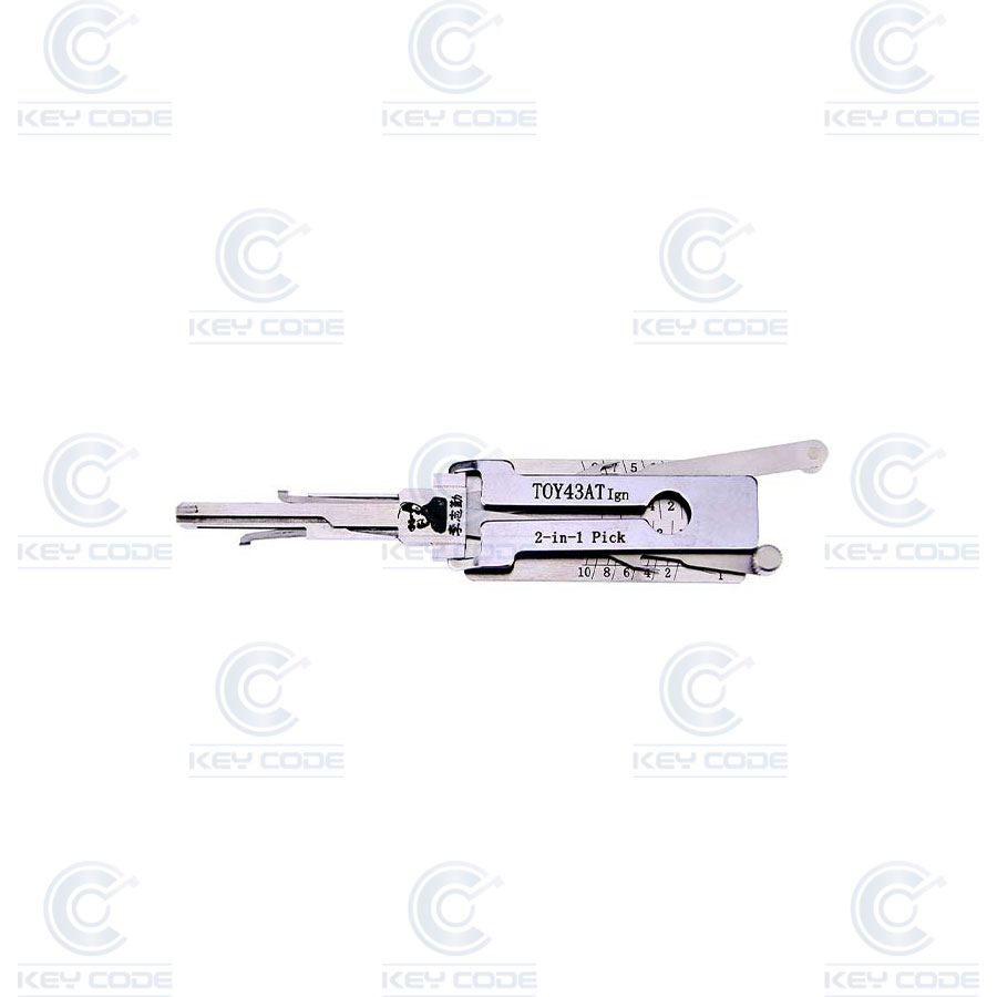 LISHI 2 IN 1 DECODER & PICK TOY43AT TOYOTA / ANTIGLARE