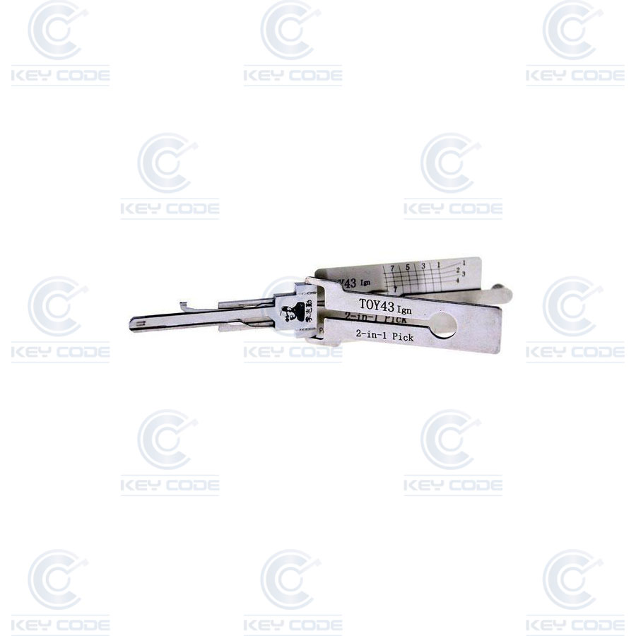 GANZUA LISHI 2 EN 1 TOY43 TOYOTA / AG (ENCENDIDO)