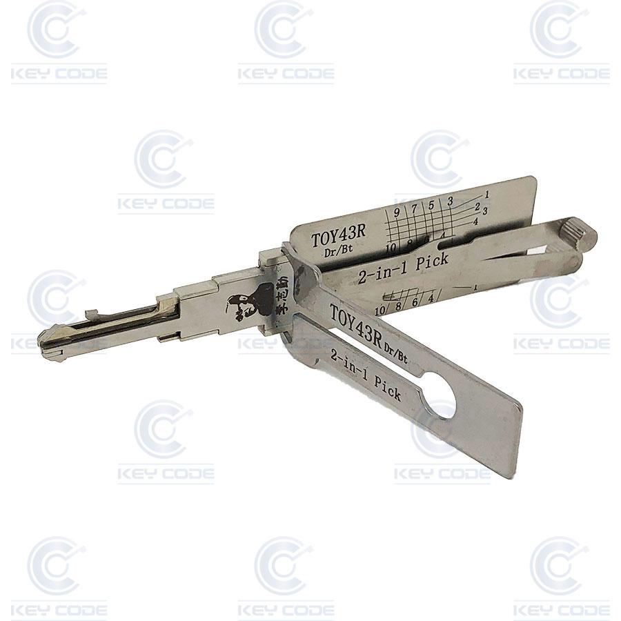 GANZUA LISHI 2 EN 1 TOY43R TOYOTA, SUBARU, ISUZU, HUMMER, HOLDEN