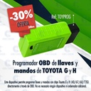 PROGRAMADOR OBD DE CHAVES E CONTROLES TOYOTA G E H