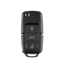 COQUE TELECOMMANDE PLIABLE VAG AVEC 3 BOUTONS AVEC EBAYCGE HU66