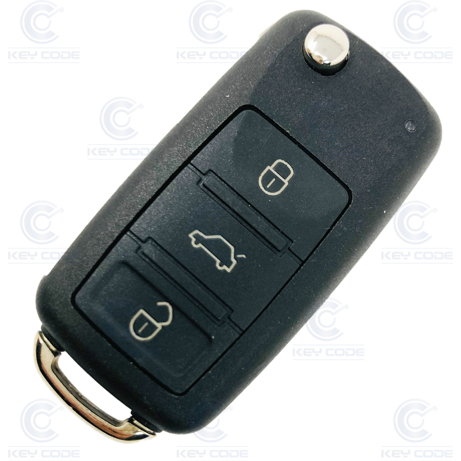 [VW100TE15-OE] REMOTE WITH 3 BUTTONS FOR GOLF VI/BEETLE / CADDY / E0S / JETTA / SCIROCCO / SHARAN (5K0837202J-5K959753J) ID48 ORIGINAL