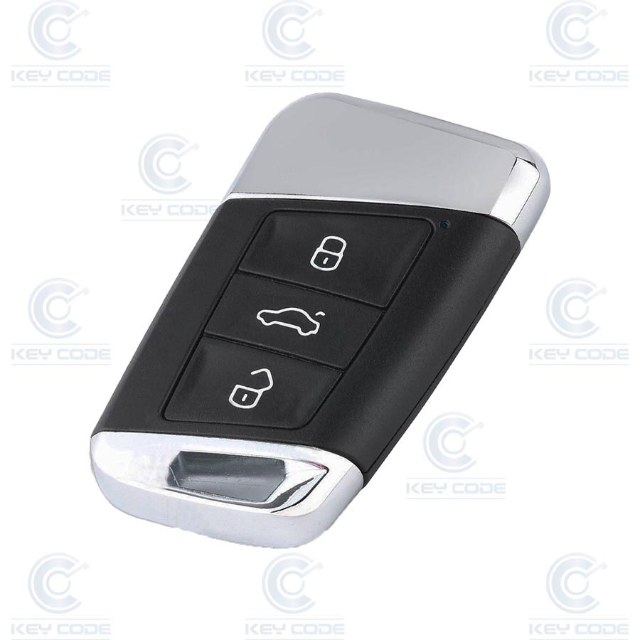 TELEMANDO VW PASSAT B8 (+2014 ) INTELIGENTE KEYLESS 3 BOTONES MEGAMOS 128 BITS AES ID88 (3G0959752BC/3G0959752K/3G0959752) - ORIGINAL