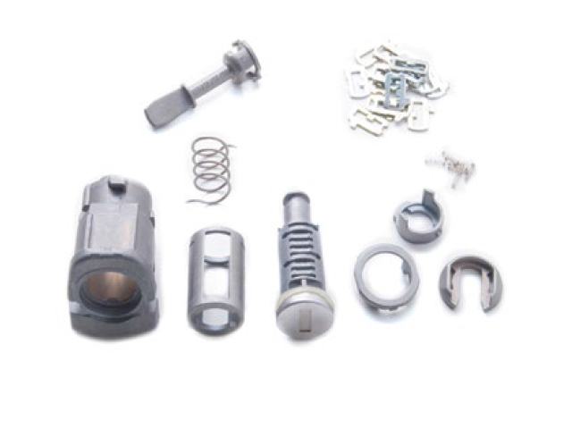  VW DISASSEMBLED LEFT DOOR LOCK GOLF IV WITH LISHI HOOK HU66 (1M0837167A) MK4