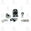 SERRURE DE PORTE VW DEMONTEE CADDY (2005-2007) (2K0837167, 2K0837168) AVEC CAME LONGUE HU66