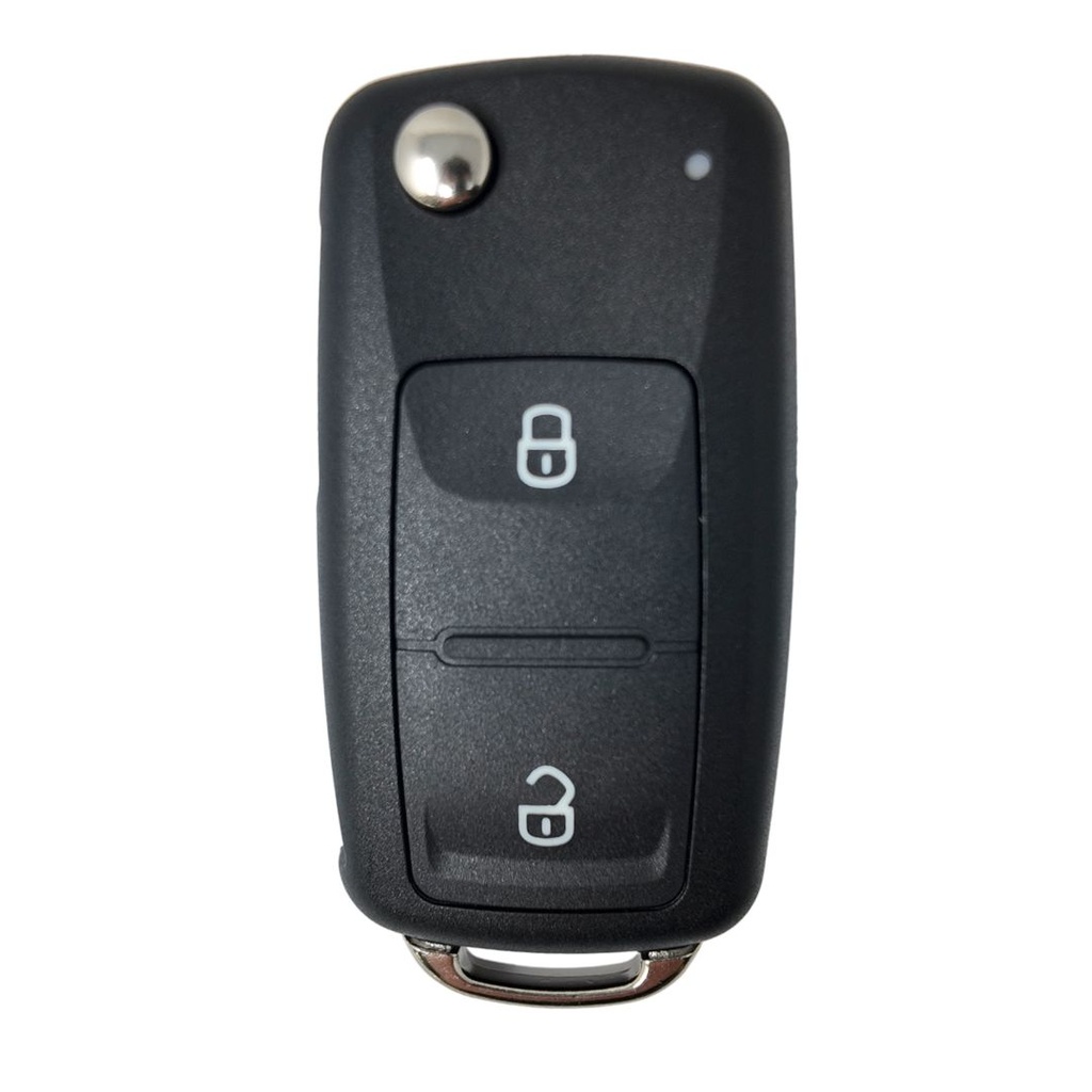 COQUE DE TÉLÉCOMMANDE COMPLÈTE PIABLE 2 BOUTONS POUR VW AMAROK / CADDY HU66