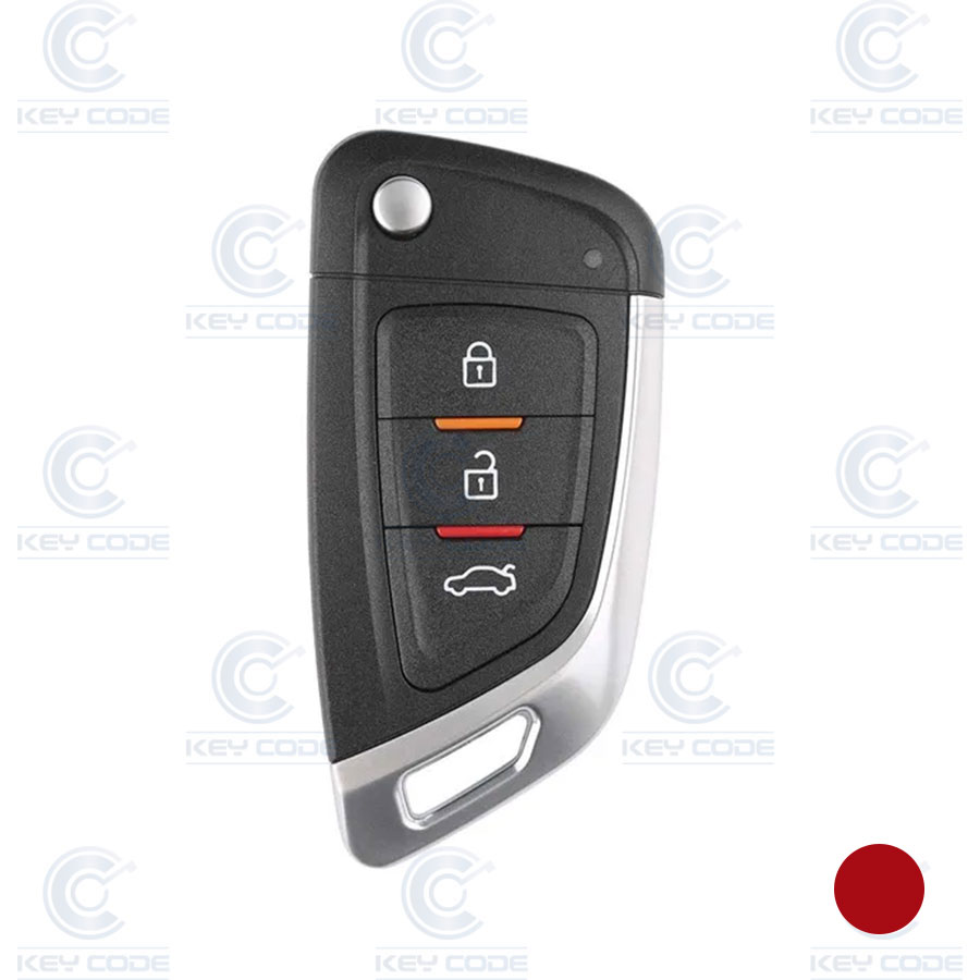 CONTROLE REMOTO 3 BOTÕES SEM CHIP PARA VVDI KEY TOOL (PROGRAMAÇÃO POR CABO) XKKF05EN