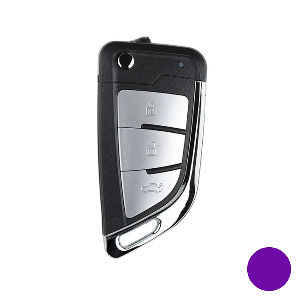 MANDO VAG PLEGABLE DE 3 BOTONES CON SUPER CHIP FORMA VAG MODERNO PARA VVDI KEY TOOL XEKF21EN