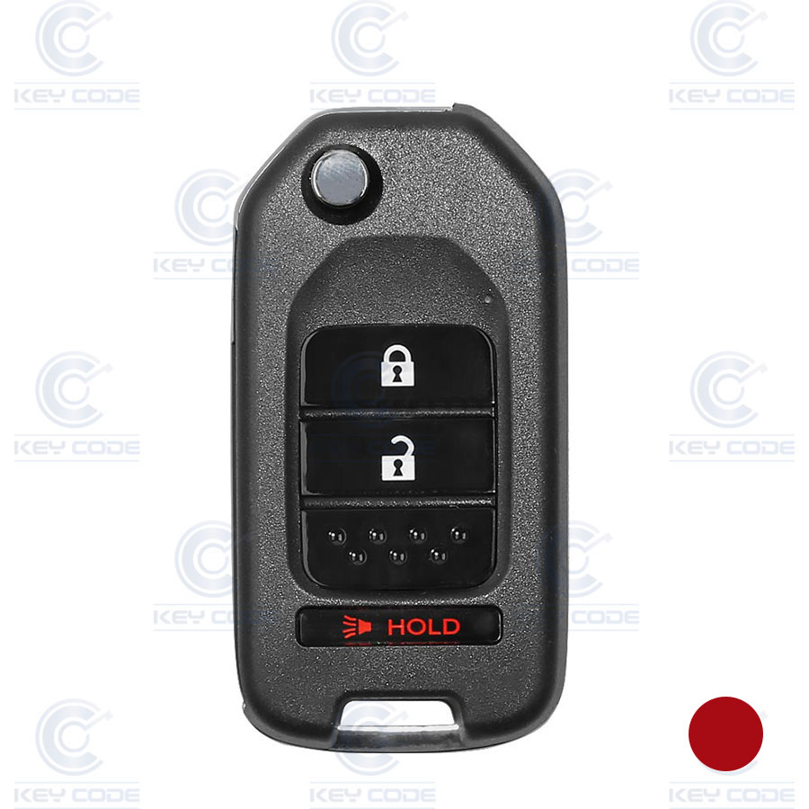 MANDO PLEGABLE HONDA UNIVERSAL 2 + 1 BOTONES XHORSE XKHO02EN (SIN TRANSPONDER)