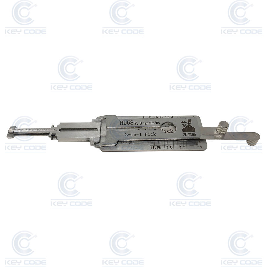 GANZUA LISHI 2 EN 1 HU58 V3 BMW / ANTIREFLEJO