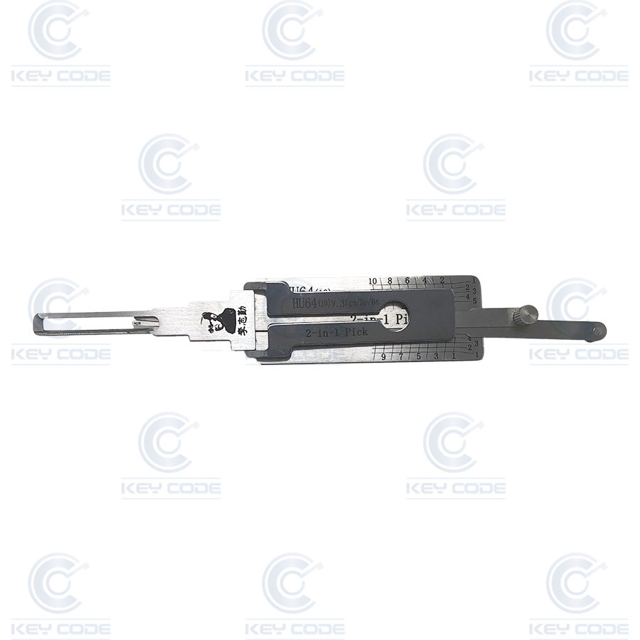 LISHI 2 IN 1 PICK DECODER FOR HU64 MERCEDES IGNITION, DOOR, BOOT / ANTIGLARE