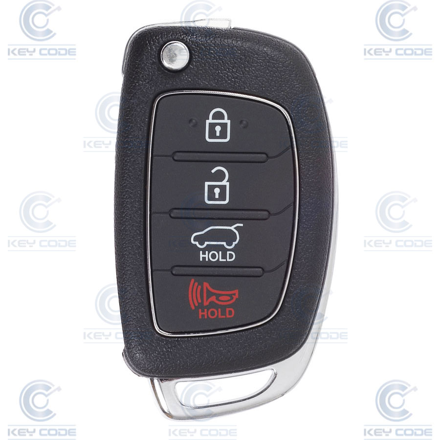 TÉLÉCOMMANDE KEYLESS 4 BOUTONS POUR HYUNDAI i40 (2011-2012) (954303Z500)  ID 60-6D CRYPTO 40/80 BITS 433 Mhz FSK - ORIGINALE -