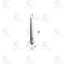 KEYLINE V026 CUTTER RIC06372B FOR VERSA, NINJA VORTEX AND NINJA TOTAL