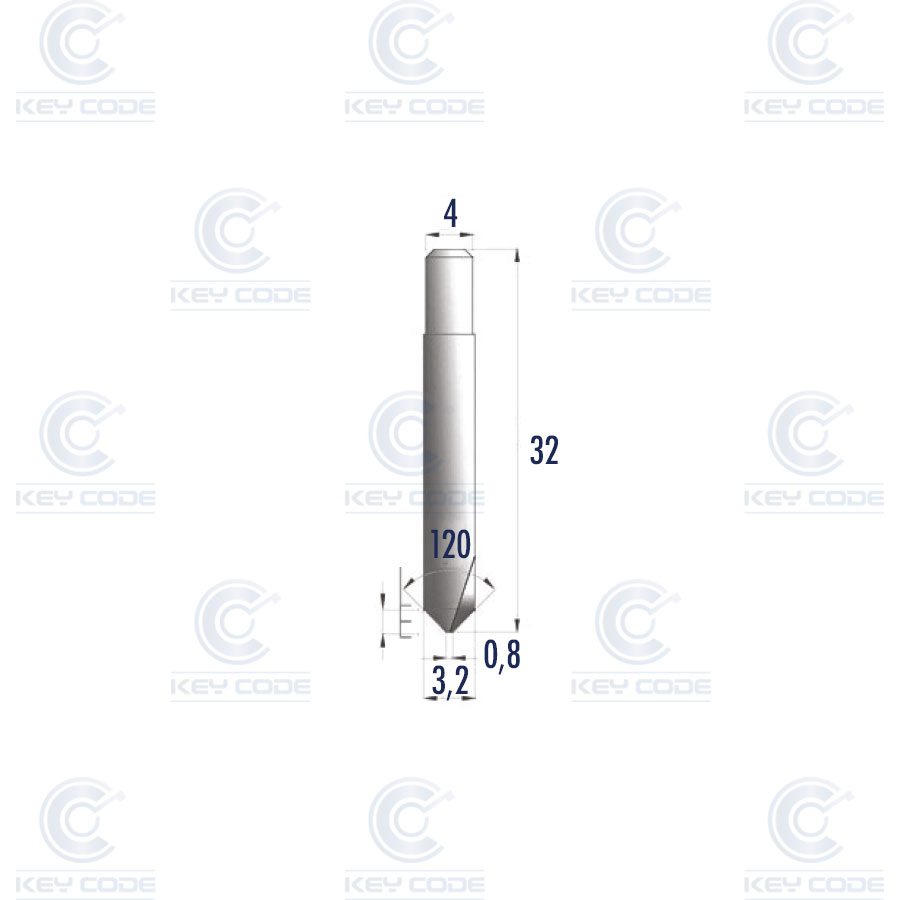 FRESA KEYLINE V034 RIC07726B PARA VERSA, NINJA VORTEX Y NINJA TOTAL