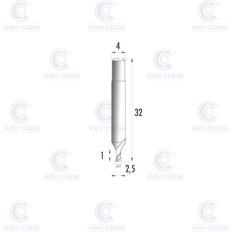 KEYLINE V038 CUTTER RIC08166B FOR VERSA, NINJA VORTEX AND NINJA TOTAL