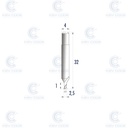 FRESA KEYLINE V038 RIC08166B PARA VERSA, NINJA VORTEX Y NINJA TOTAL