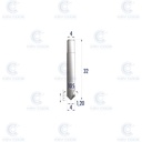 FRESA KEYLINE V045 RIC09480B PARA VERSA, NINJA VORTEX Y NINJA TOTAL