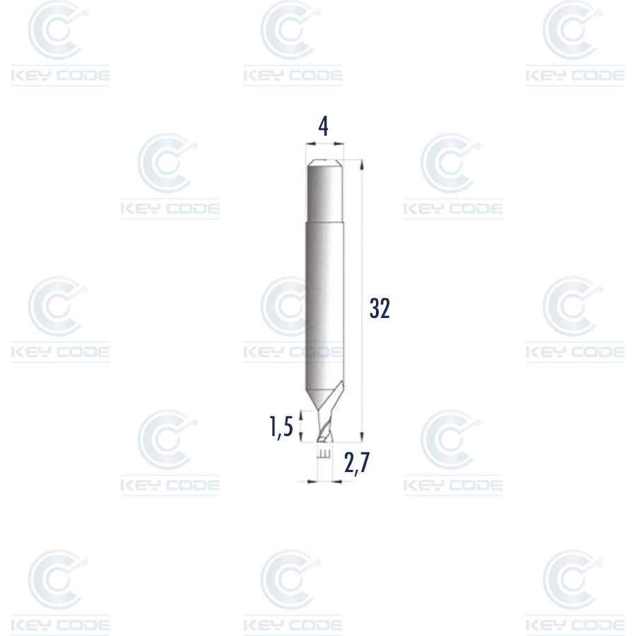 KEYLINE V018 CUTTER RIC05752B FOR VERSA, NINJA VORTEX AND NINJA TOTAL