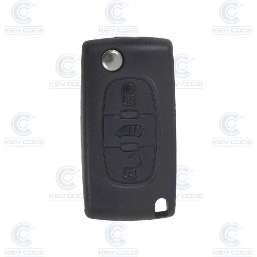 MANDO PLEGABLE 3 BOTONES PARA PSA EXPERT III, iii (6490AG)7941 433 Mhz FSK - ORIGINAL