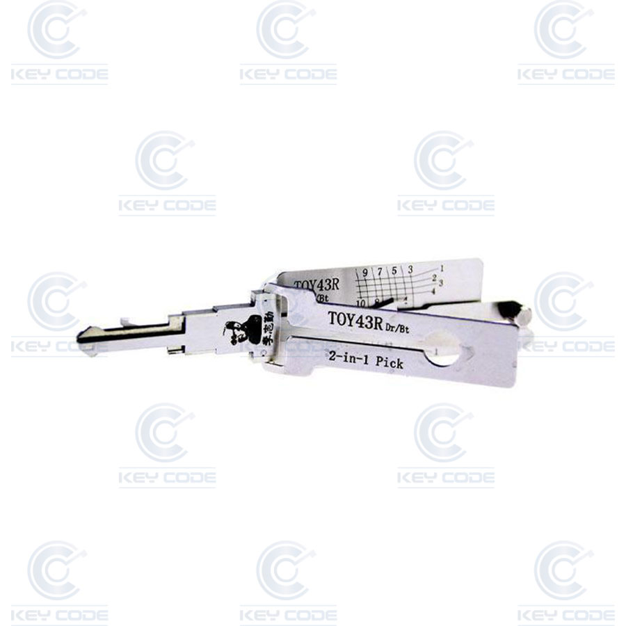 GANZUA LISHI 2 EN 1 ISUZU, GMC, CHEVROLET TOY43R (B108/B110) MALETERO, PUERTA / ANTIREFLEJO